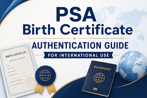 PSA Birth Certificate Authentication Guide for International Use